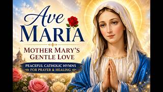 Ave Maria 🌹 Mother Mary's Gentle Love | Peaceful Catholic Hymns for Prayer & Healing