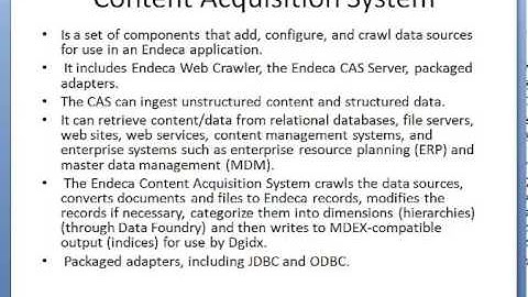 CSCI E185, 2013 Final Project -- Endeca