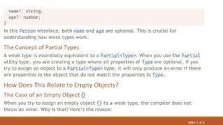 Understanding Weak Type Detection in TypeScript: Why an Empty Object Doesn't Trigger Errors