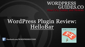 HelloBar WordPress Plugin Review