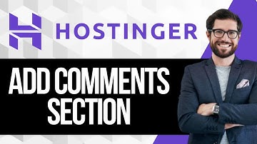 How to Add a Comment Section in Hostinger Website Builder