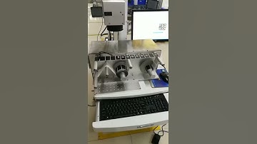 Leadjet 20W fiber laser marking machine mark QR code on the black sticker