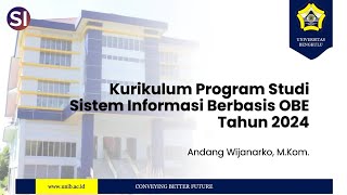Sosialisasi Pengembangan Kurikulum Berbasis Obe Program Studi S-1 Sistem Informasi