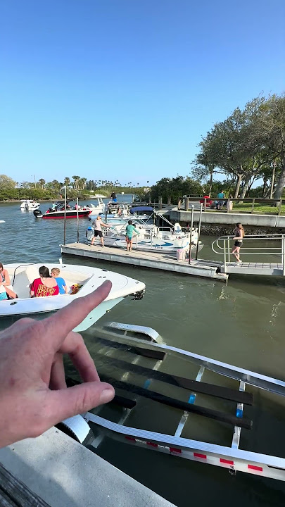 Ramp etiquette 101. Don’t park your boat here people.