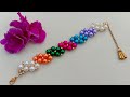 How To DIY Simple Pearl Bracelet// Beads Bracelet// Useful & Easy