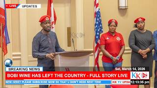 BREAKING LIVE REPORTS: Bobi Wine has left the Country – Full Story LIVE
