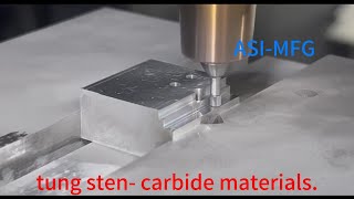 Direct Milling of Tungsten Carbide Using PCD End Mills on a Grinding–Machining Center