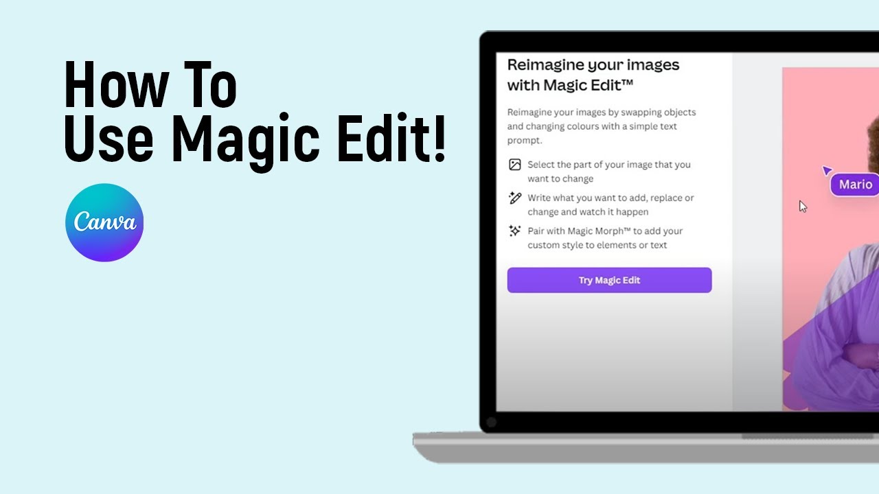 How to Use Magic Edit in Canva [easy] - YouTube