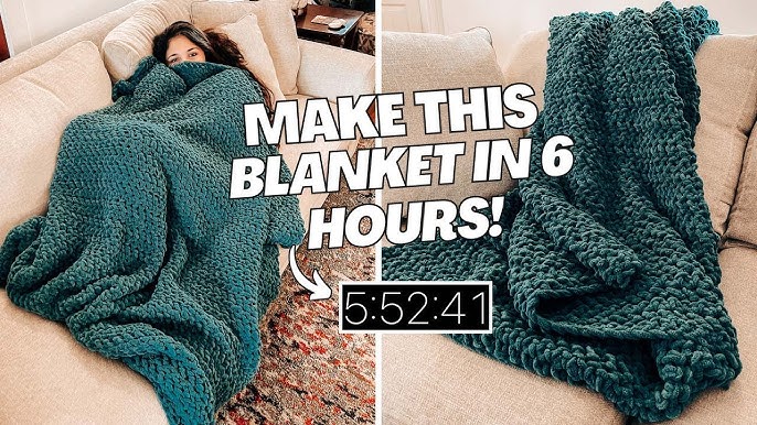 Detailed, Modern Crochet Blanket Tutorial + Free Pattern » Make