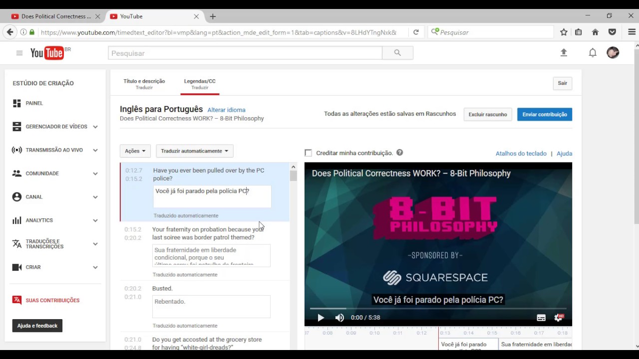 Como Adicionar Legendas A Um V deo Do YouTube YouTube