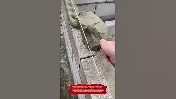 Perfect Bricklaying Technique – Smooth Mortar Application Using Masonry Trowel Like a Pro