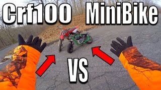 Crf100f Vs Mini Bike