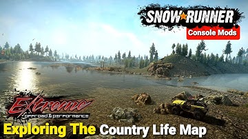 Exploring The Country Life Map In Snowrunner Phase 7 Update