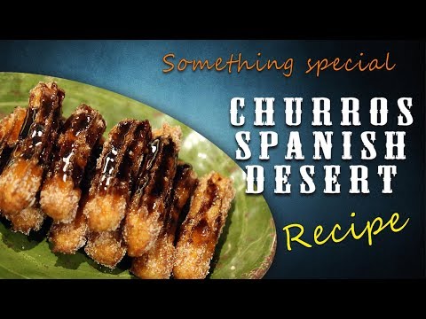 churros-spanish-dessert-|-spanish-churro-recipe-|-yummy-street-food