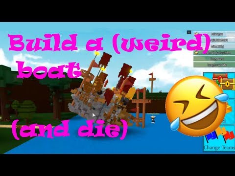 Bombs Took My Hair Build A Boat Roblox Youtube - ftf weird ship roblox