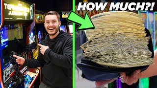 Collecting OVER $1000 From Our ARCADE After ONE WEEK!