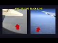 Mystery Black Line From An Aeroplane Point Of View.