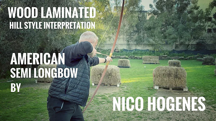 Wood laminated Hill-Style AS Longbow by Nico Hogen...