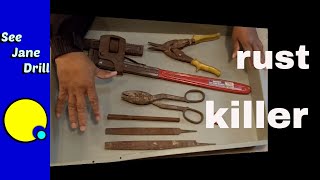 Clean Rusty Tools with Simple Pantry Item