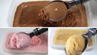 Como hacer 3 helados caseros | sin huevos | sin crema | sin leche condensada