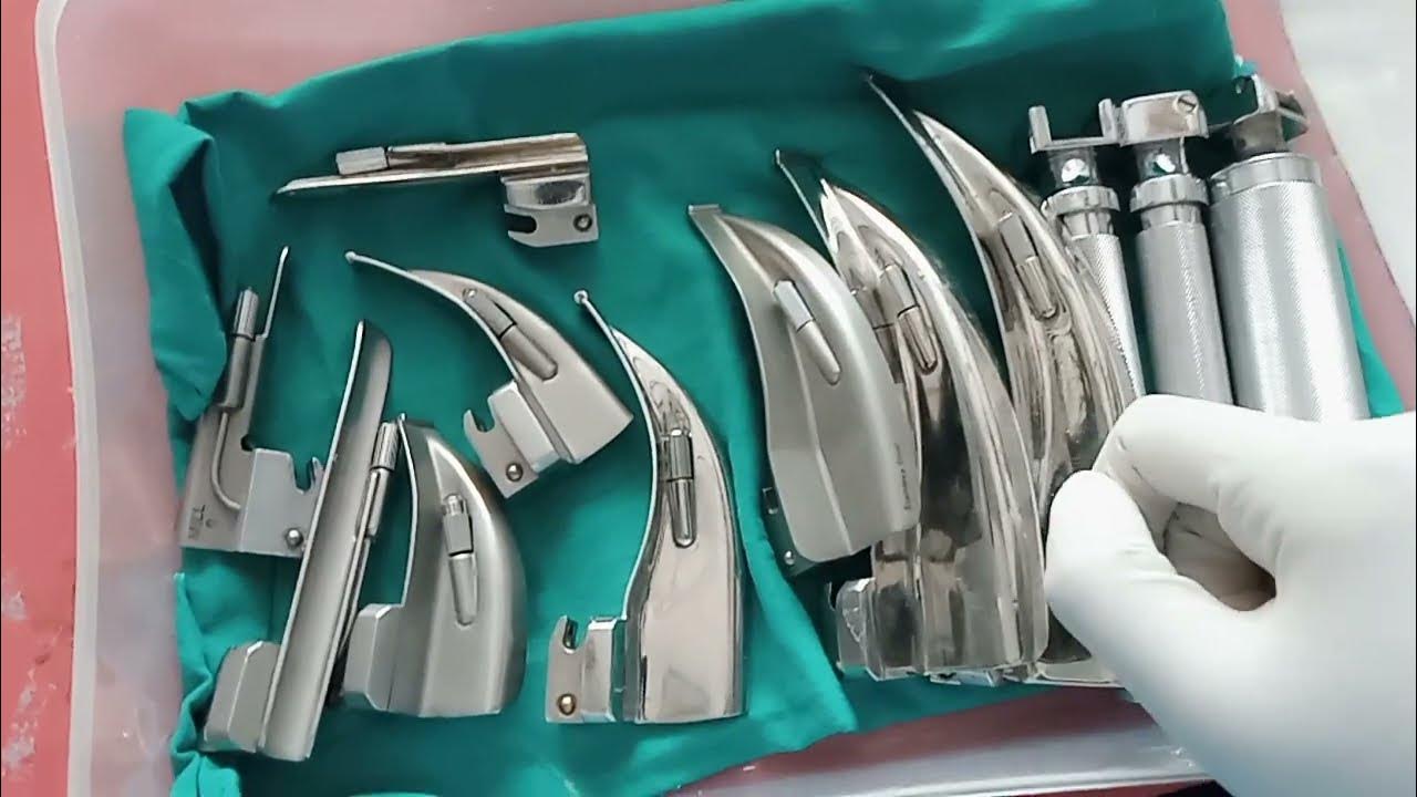 laryngoscope demonstration video। laryngoscope parts&it's function
