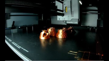 Time Lapse Chess Pieces being 3D Printed