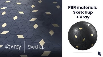 How to use PBR materials | Sketchup + Vray