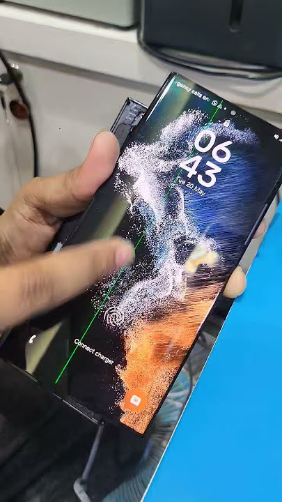 #Samsung s22 ultra #green line #repair #display #line #screen repair