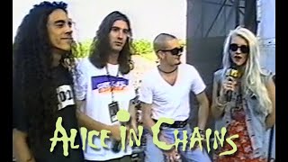Alice In Chains at Lollapalooza 93 (full interview)