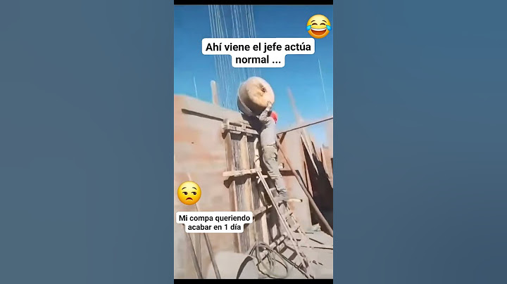 Ahí viene el jefe actua  normal 🤣