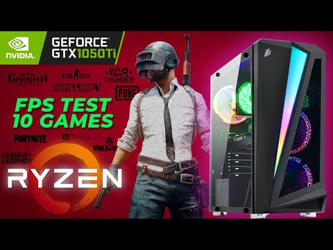 Ryzen 5 1600 + gtx1050Ti Оптимальная сборка 2022 ФПС ТЕСТ 10 ИГР (10 GAMES FPS TEST PART 1)