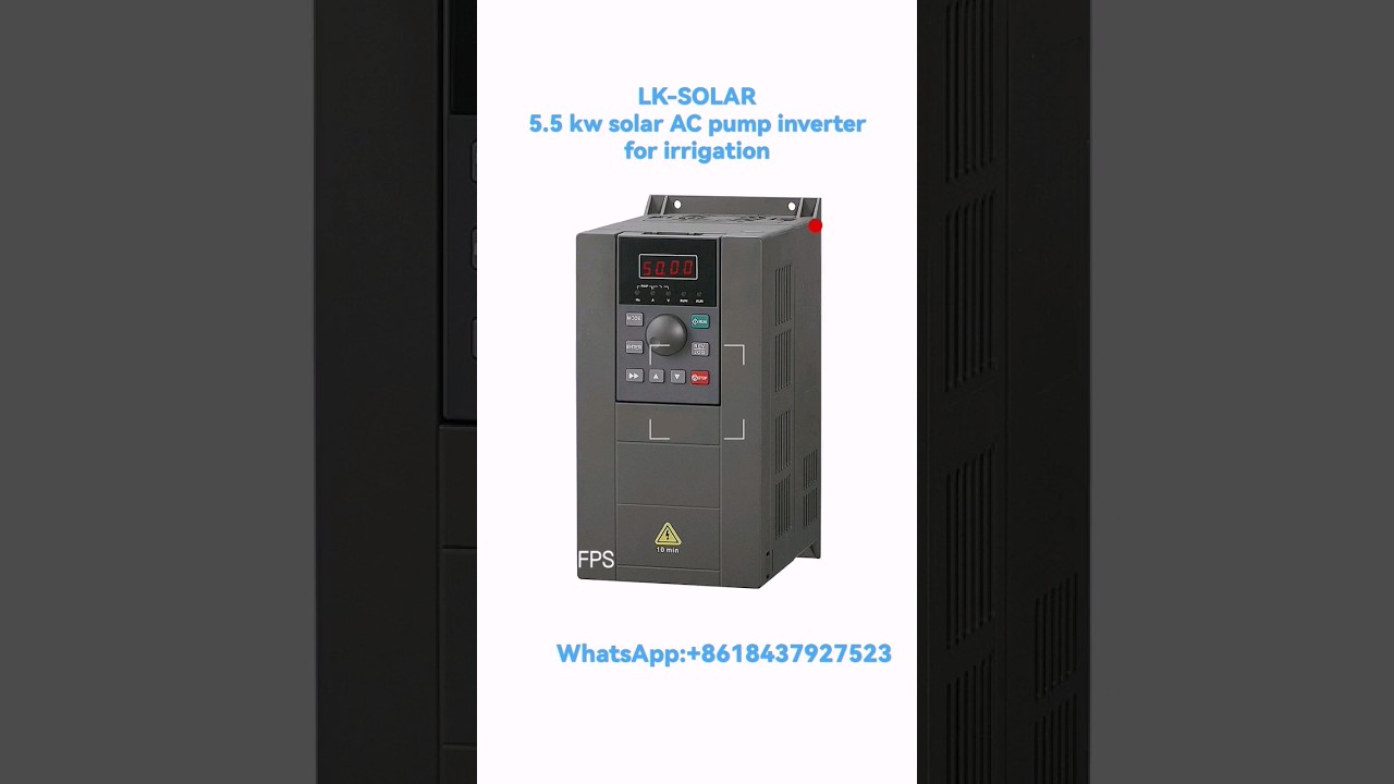 5.5kw solar AC pump inverter for irrigation