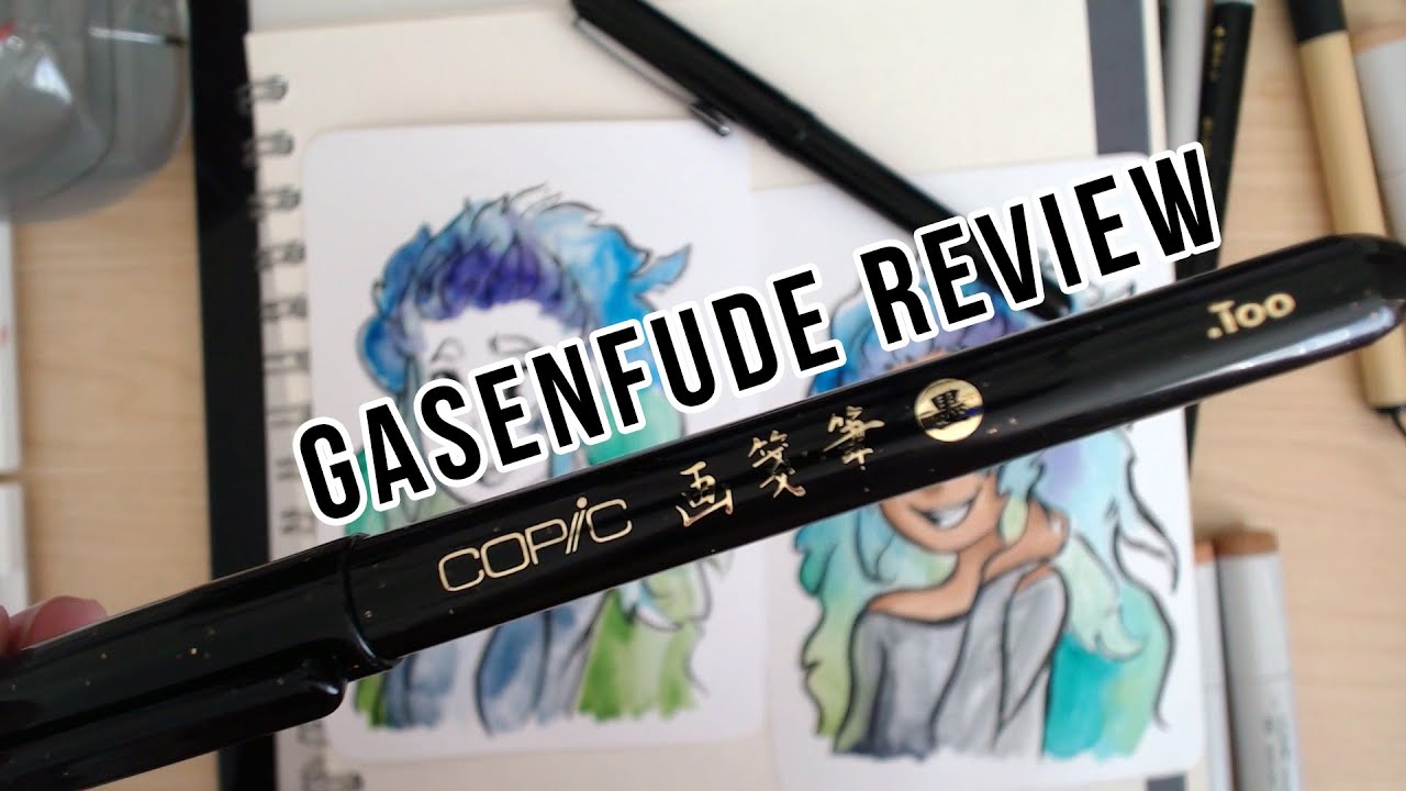 copic gasenfude brush pen