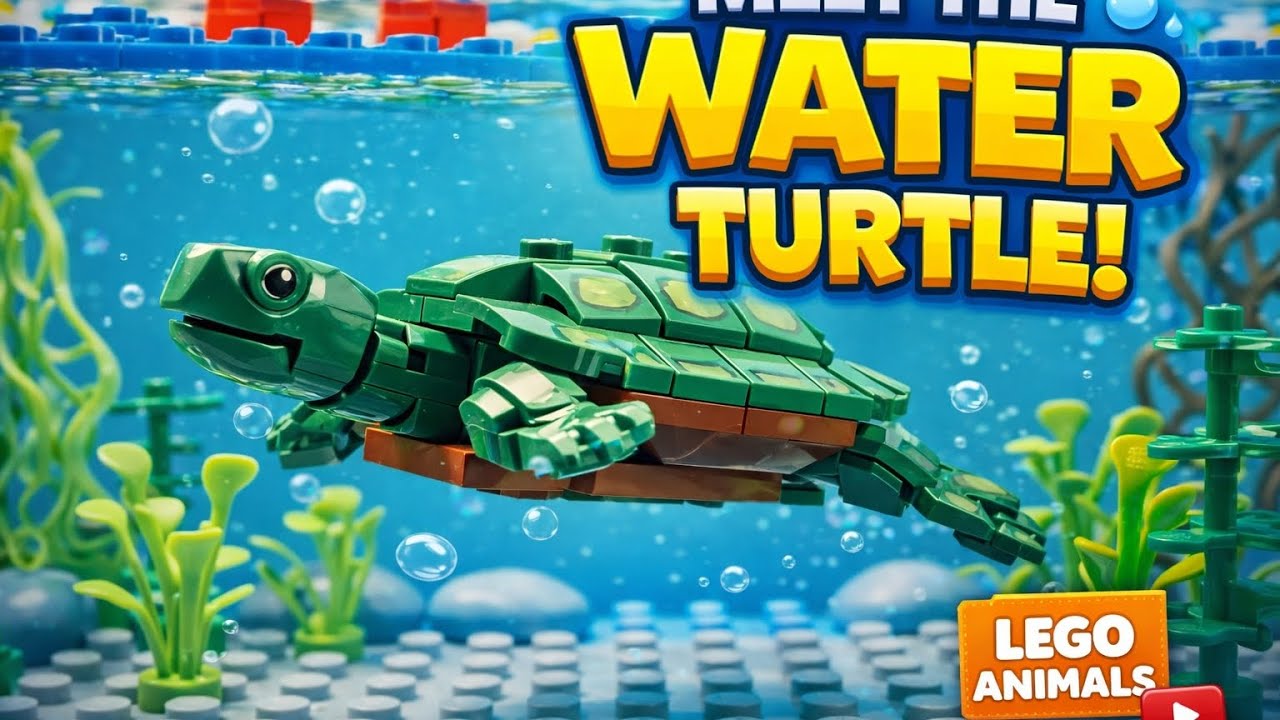 Learn About Turtles 🐢💧| LEGO Animation