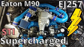 Supercharged Subaru Ej25 Build, Air To Water M90 Blower Outback