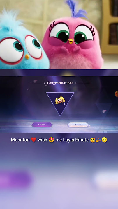 Moonton ❤️ wish 😍 me Layla Emote 🥳🎉🎊🎁 congratulations👏#mlbb #emote #viralshorts