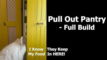 Pull Out Pantry - Tall Kitchen Cabinet - Full DIY Build