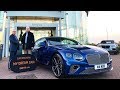Winner Philip Bodycote collects his Bentley Continental GT W12