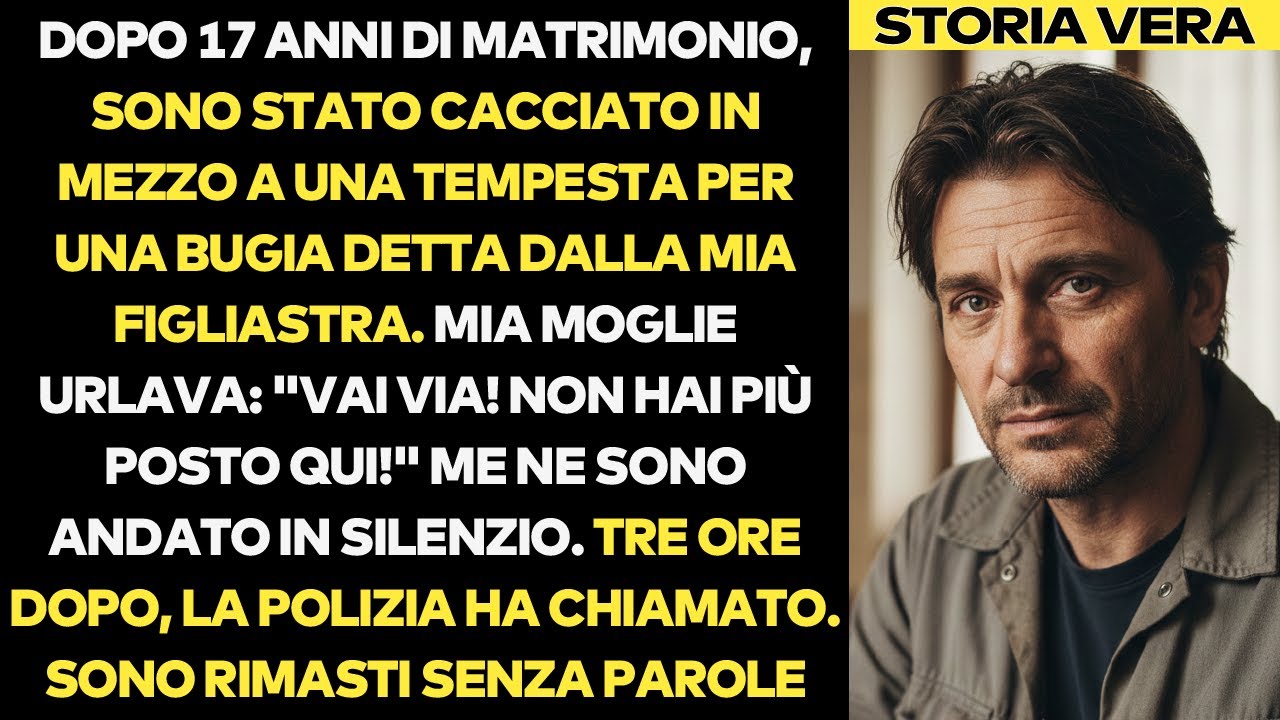 Dopo 17 Anni Di Matrimonio, Mia Moglie Mi Ha Cacciato — Tre Ore Dopo, Bussò La Polizia