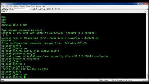 Schedule a Command on Cisco Router By Eng Adel Shepl  Arabic