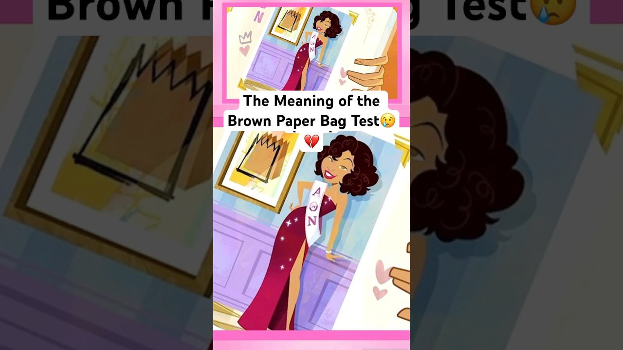 The Proud Family calls out the Brown Paper Bag Test 