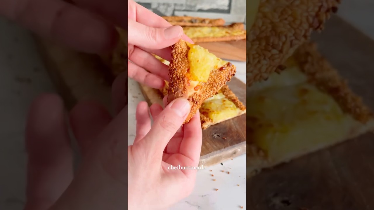 Simit Pide ???????? #pratiktarifler #food #yemektarifleri #pidetarifi #cooking #cook #simit
