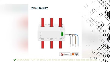 REVIEW Zemismart Zigbee Smart Energy Meter 3 Phase 4 Wire Power Monitor Sensor Work with Tuya Zigbee