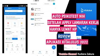 Auto Psikotest Nih Setelah Apply Lamaran Kerja Hanya Lewat Hp Review Aplikasi Kitalulus 2022
