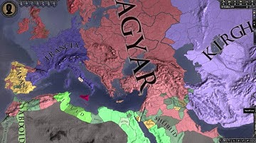 Crusader Kings 2 - Total Survival Mod (867-997 Timelapse)