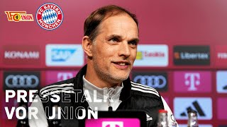 Tuchel: "Wir haben noch was vor uns" | Pressetalk vor Union Berlin - FC Bayern | 🇩🇪 image