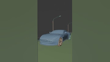 From viewport to rendering transition video of Aston Martin.... 🏎 #3danimation #blender3d