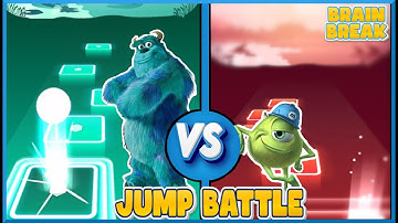 MONSTERS INC. Jump Battle! Disney Brain Break and Movement games