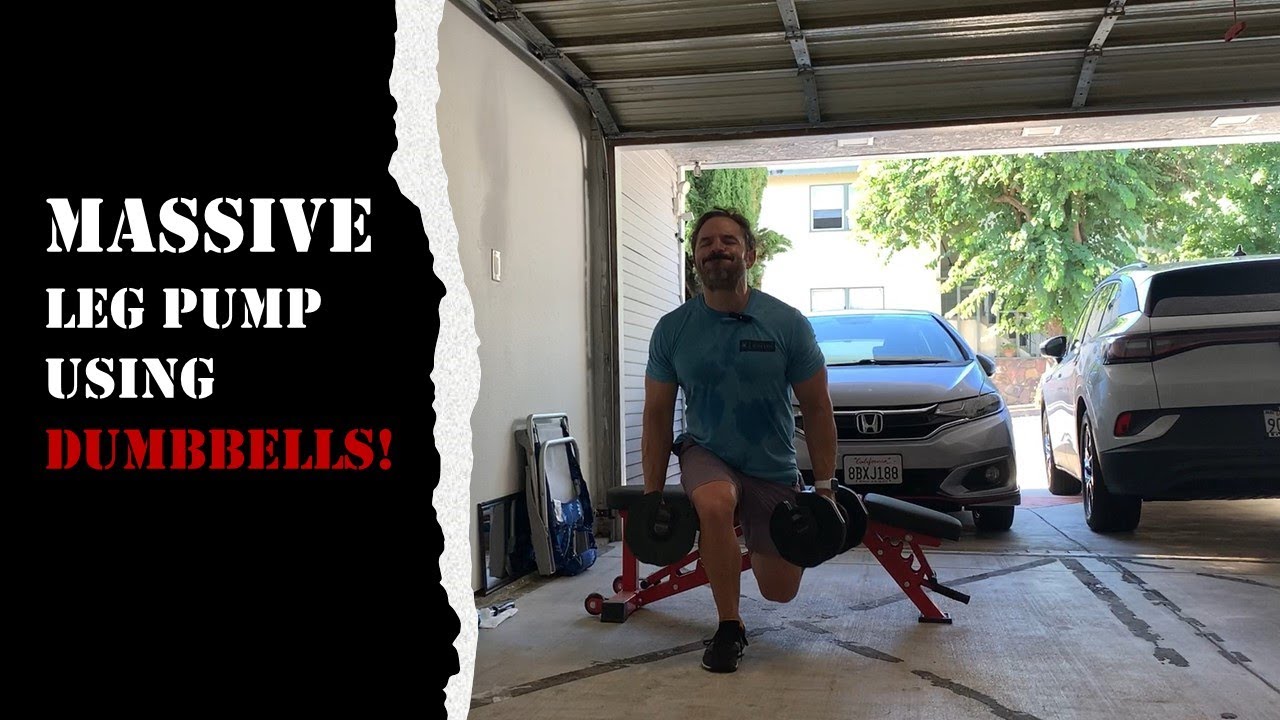 Build MASSIVE Legs Using Dumbbells! Complete Dumbbell Leg Workout You ...