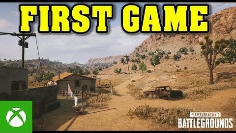 PUBG Xbox One X - Miramar Map Gameplay - First Game Public Test Server